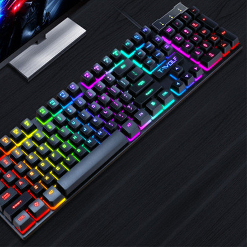 Clavier Gaming USB Lumineux à Touches Flottantes