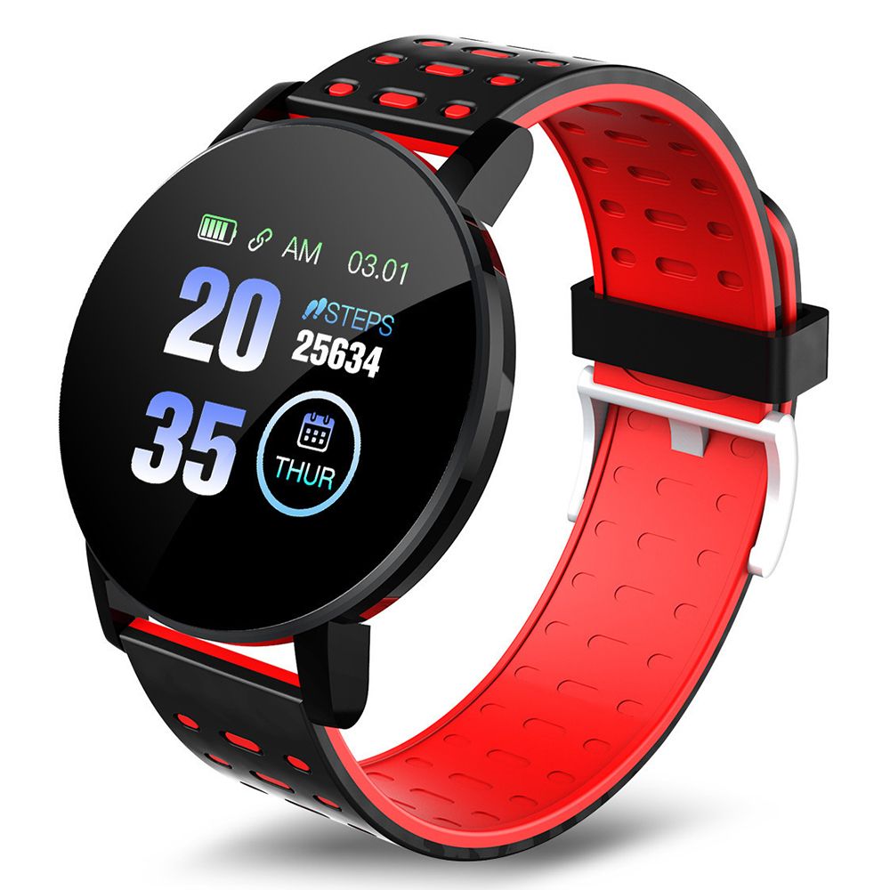 Montre Connectée Bluetooth 119 Plus – Suivi Cardiaque & Notifications