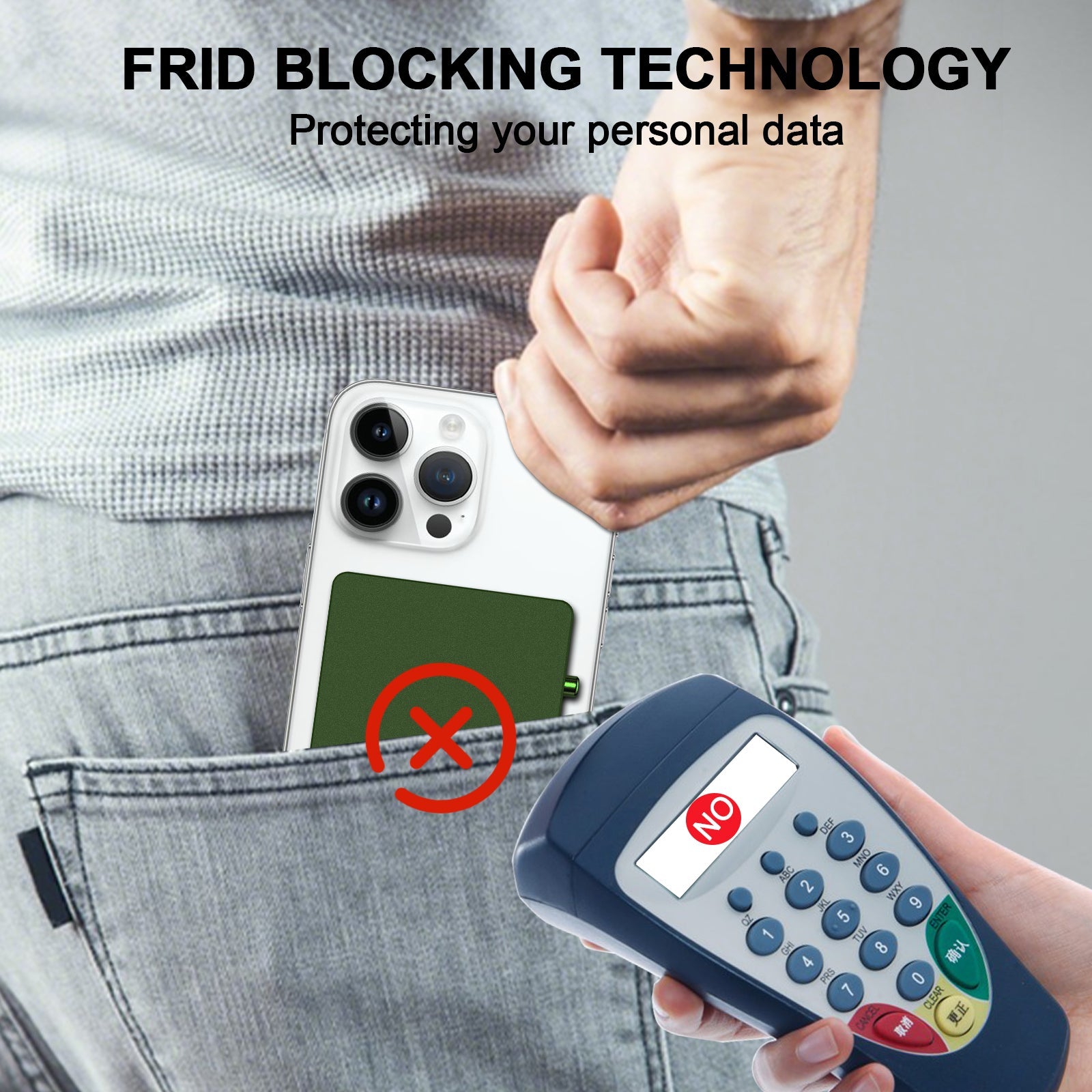 Porte-Carte Aluminium MagSafe avec Pince à Billets Pop-Up RFID