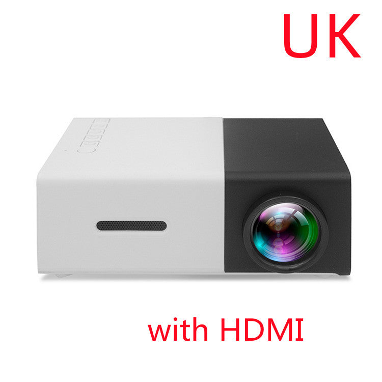 Mini Projecteur Portable YG300 – LED HD 1080P, HDMI, USB, Cinéma Maison
