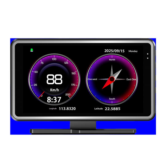 HUD Affichage Tête Haute 5" – Dashcam, Alertes Sécurité, Radar 360° & Connexion Smartphone
