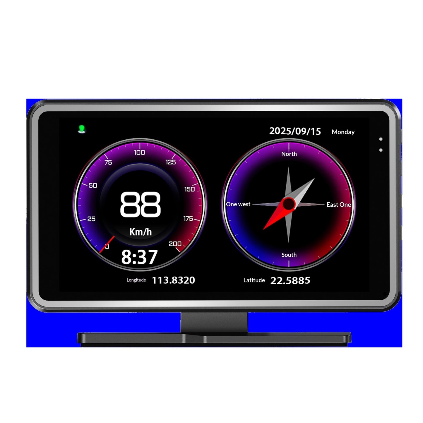 HUD Affichage Tête Haute 5" – Dashcam, Alertes Sécurité, Radar 360° & Connexion Smartphone