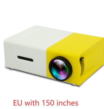 Mini Projecteur Portable YG300 – LED HD 1080P, HDMI, USB, Cinéma Maison