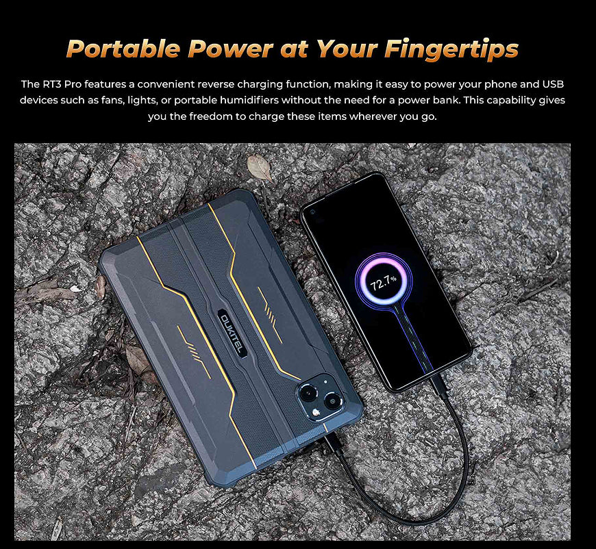 RT3 Pro – Smartphone Robuste 4G Version EU