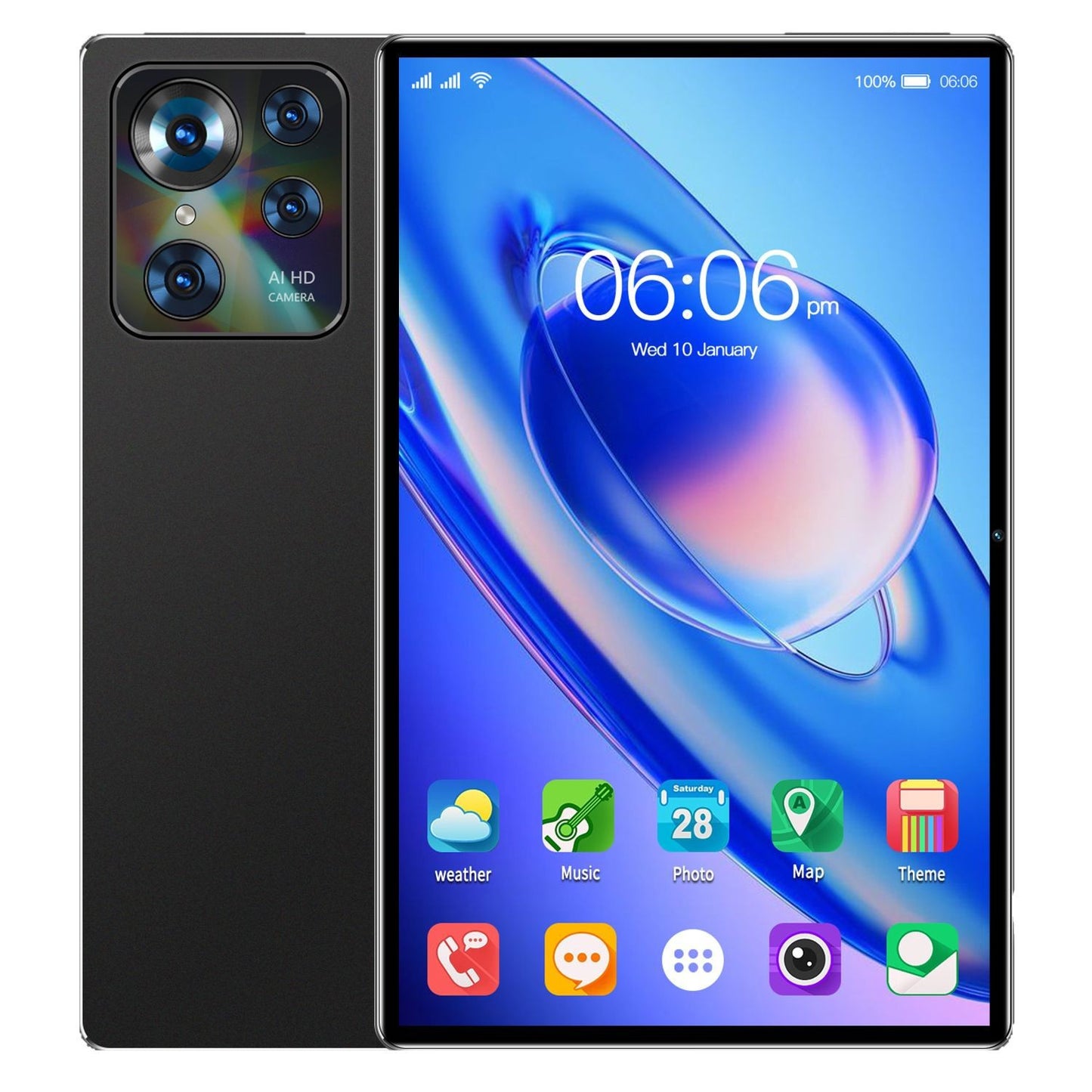 Tablette PC 10 pouces – Android Google Edition, Appels 4G, Batterie 9h