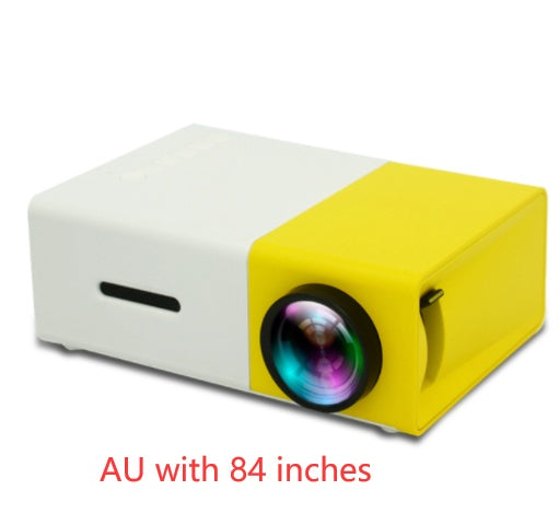 Mini Projecteur Portable YG300 – LED HD 1080P, HDMI, USB, Cinéma Maison