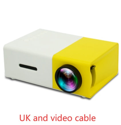 Mini Projecteur Portable YG300 – LED HD 1080P, HDMI, USB, Cinéma Maison
