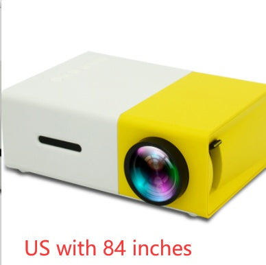Mini Projecteur Portable YG300 – LED HD 1080P, HDMI, USB, Cinéma Maison