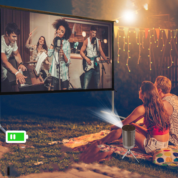 Mini Projecteur Portable Android – Écran Tactile, Wi-Fi & Bluetooth