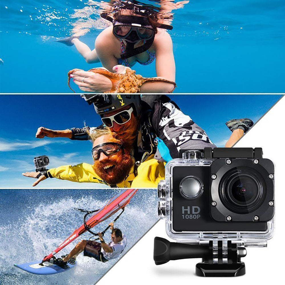 Caméra Sport HD 1080P Waterproof — Grand Angle 140° | 8 Coloris