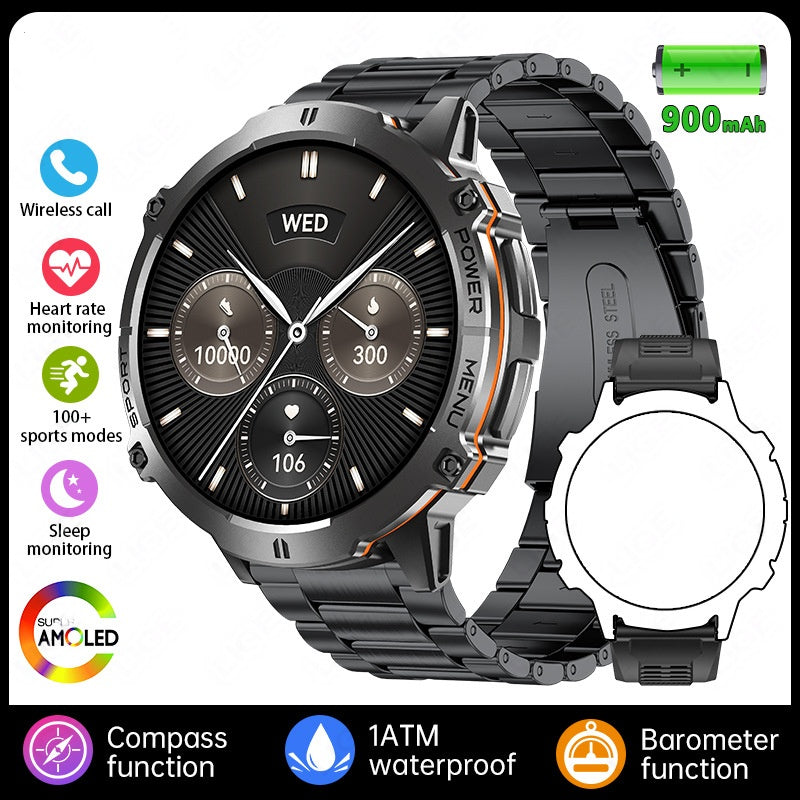 Smartwatch X3 HD — Appels Bluetooth, Suivi Santé & Sport