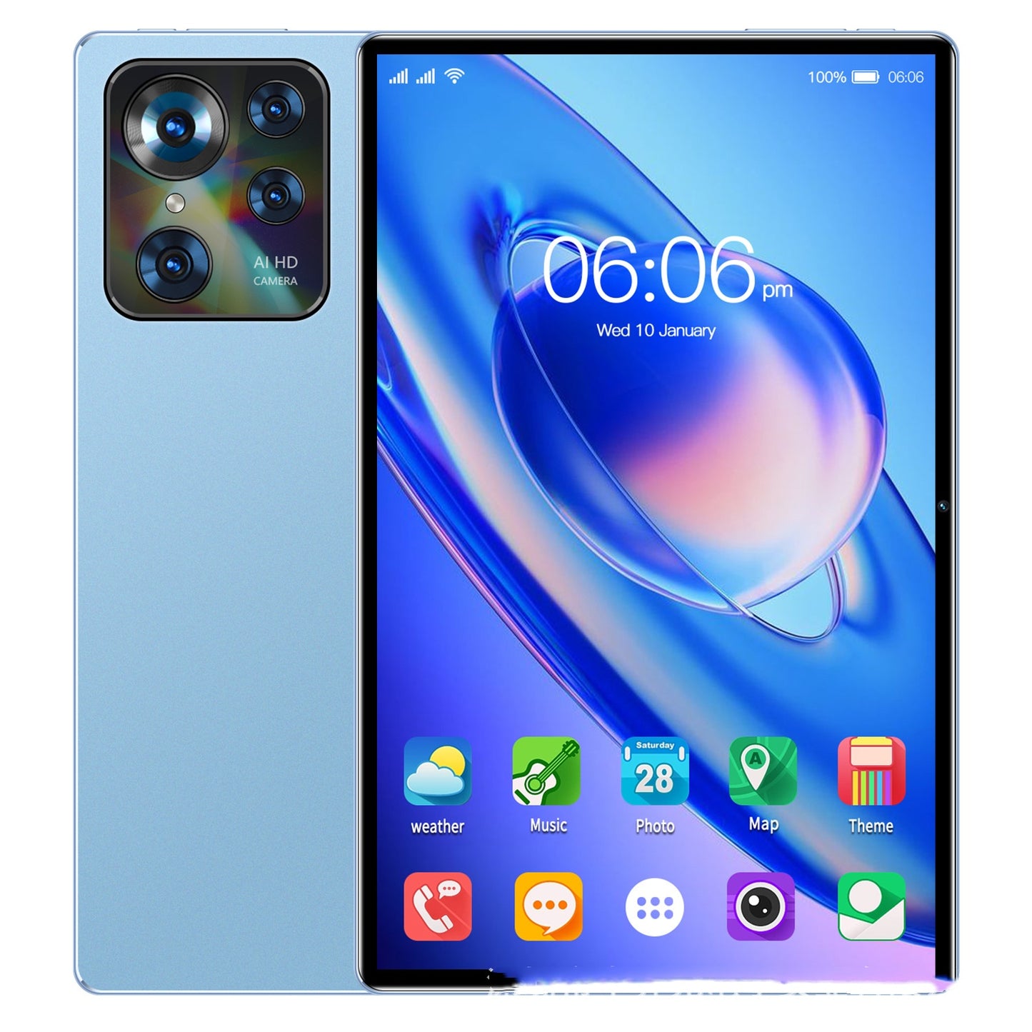 Tablette PC 10 pouces – Android Google Edition, Appels 4G, Batterie 9h