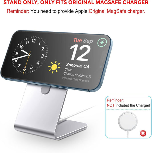 Support MagSafe Pliable Aluminium — Charge Sans Fil Rapide iPhone