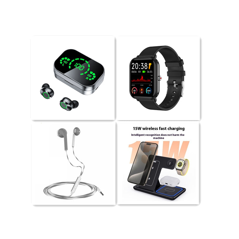 Écouteurs Bluetooth TWS YD03 – Affichage LED, Lumière Respirante & Son Haute Fidélité
