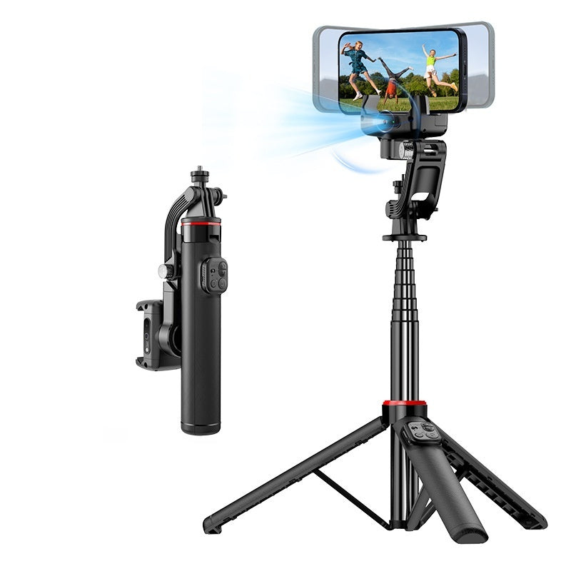 Stabilisateur Gimbal Mono-axe C22 – Suivi Visage IA, Télécommande Bluetooth & Perche 1,3m