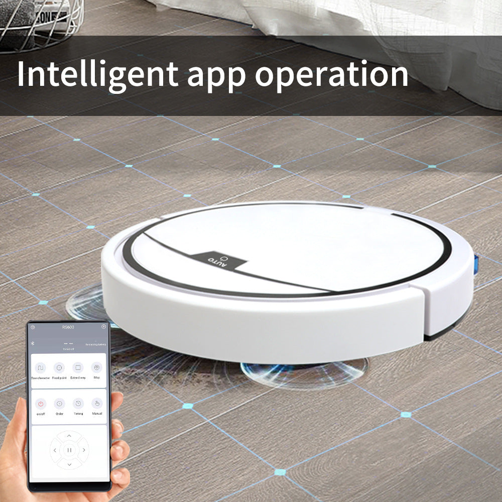 Robot Aspirateur Laveur – Contrôle via App & Télécommande