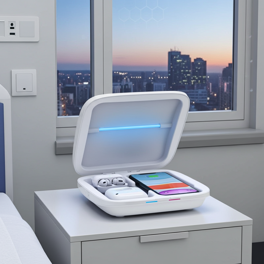 Boîte de Désinfection UV-C — Stérilisation 99,9%, Télécommande & USB | Sans Chimique