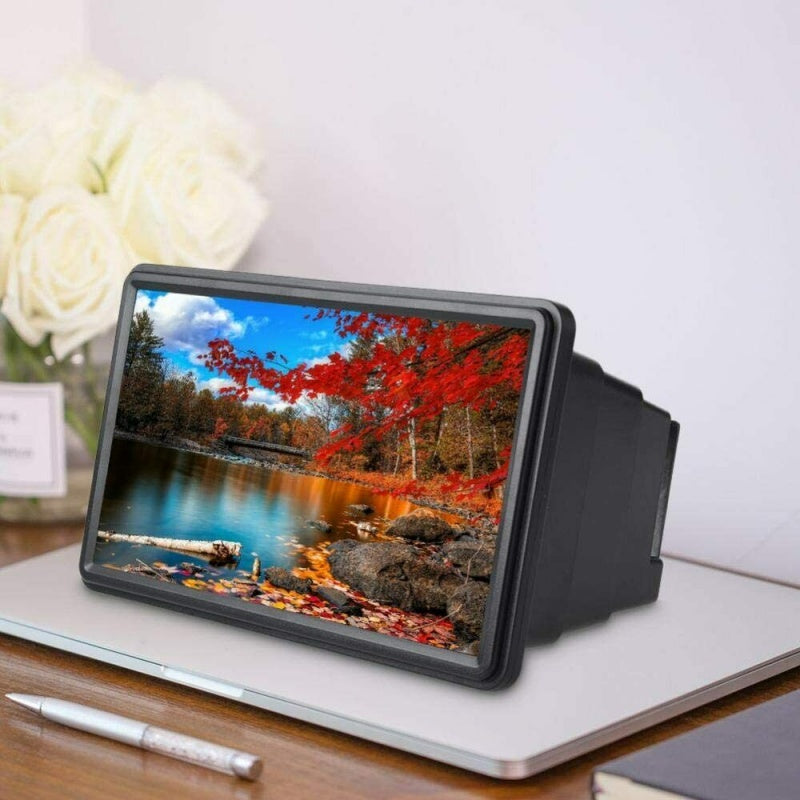 Loupe Amplificateur d'Écran Smartphone 3D HD – Grossissement x3, Pliable & Sans Électricité