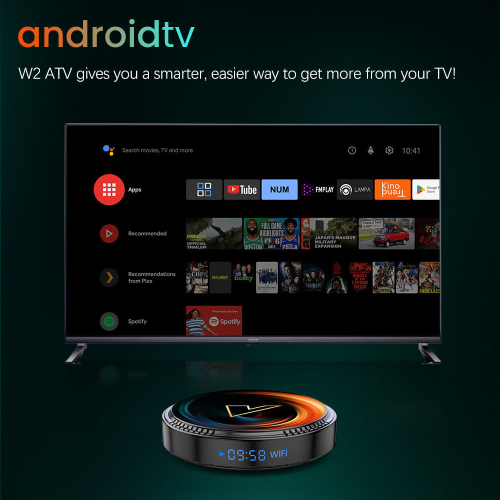 Box TV Android 11 – Amlogic S905W2 | 4K UHD | Wi-Fi Dual Band | W2 ATV