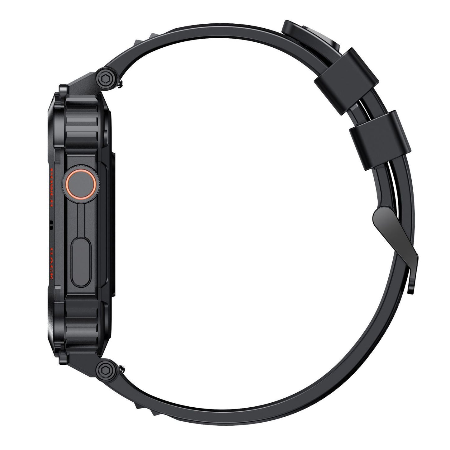 Montre Connectée K57 Pro – Appels Bluetooth | Écran TFT | Noir & Orange