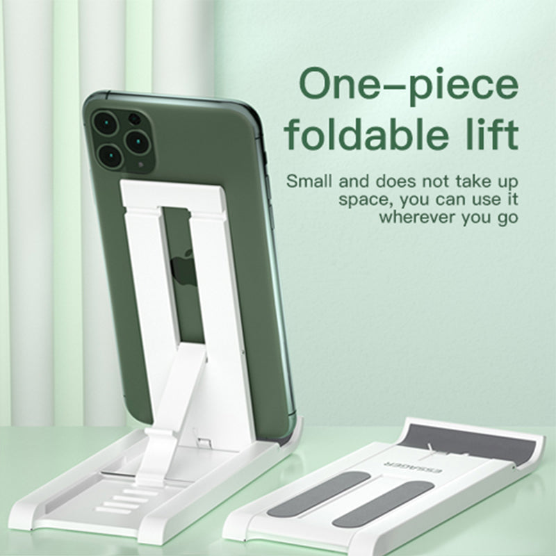 Support Bureau Smartphone & Tablette Pliable – 6 Angles Réglables, Universel jusqu'à 12"