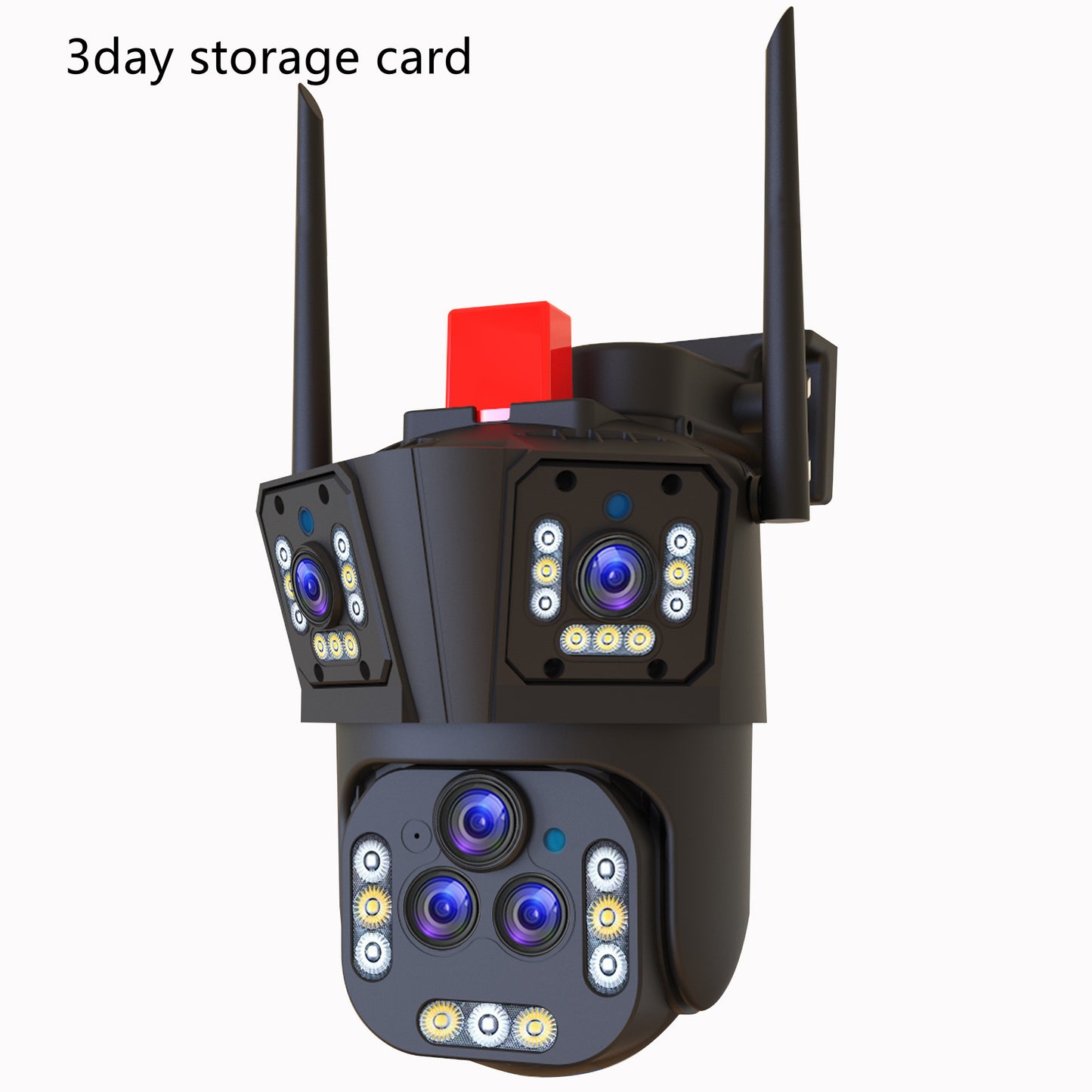 Caméra de Surveillance Extérieure 4MP – Zoom 20x, Triple Écran & WiFi