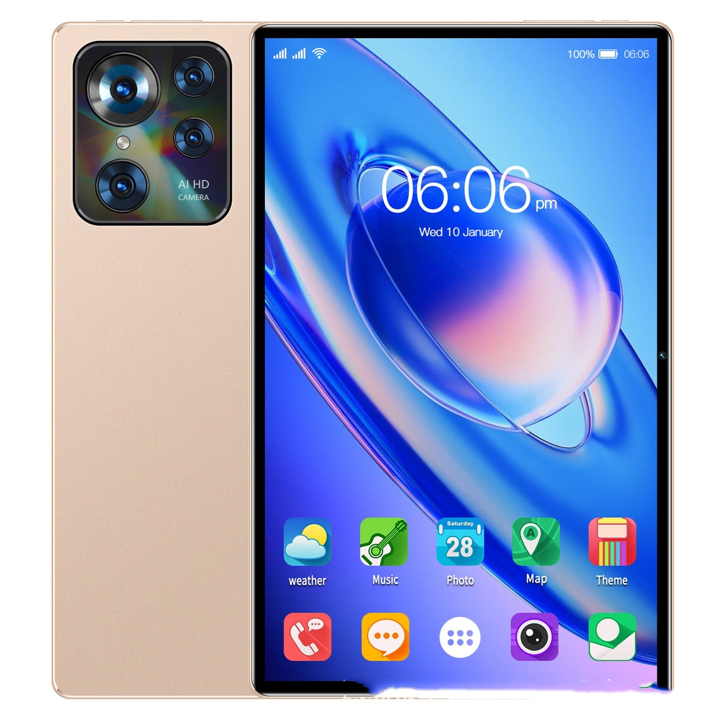 Tablette PC 10 pouces – Android Google Edition, Appels 4G, Batterie 9h