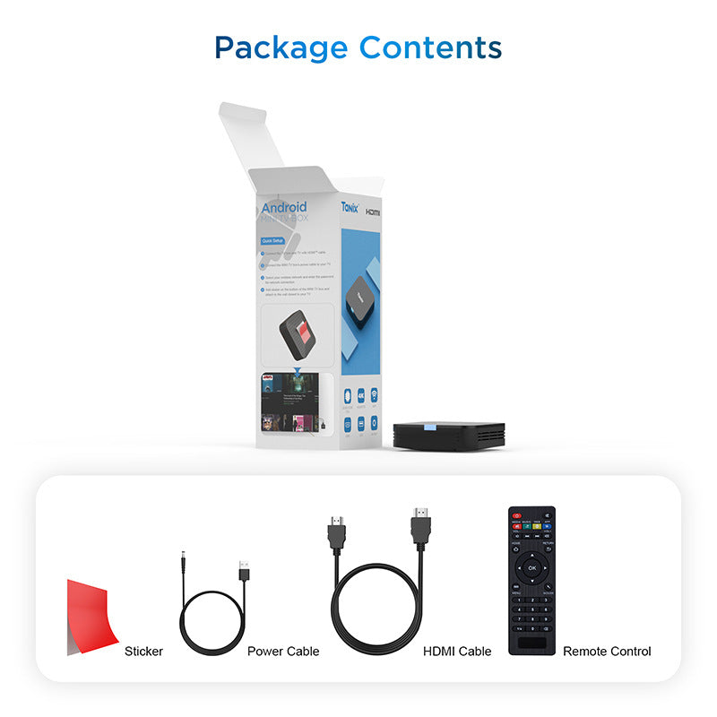 Boîtier TV Android TX1 H313 – 4K Ultra HD
