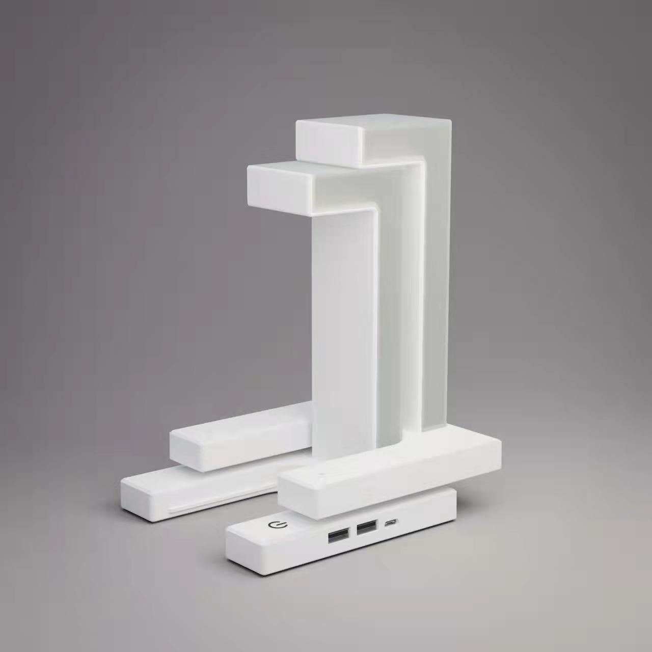 Lampe de Bureau Lévitation Magnétique avec Chargeur Sans Fil QI – Veilleuse Design