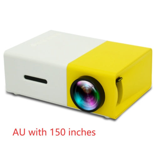 Mini Projecteur Portable YG300 – LED HD 1080P, HDMI, USB, Cinéma Maison