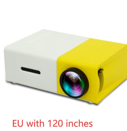 Mini Projecteur Portable YG300 – LED HD 1080P, HDMI, USB, Cinéma Maison