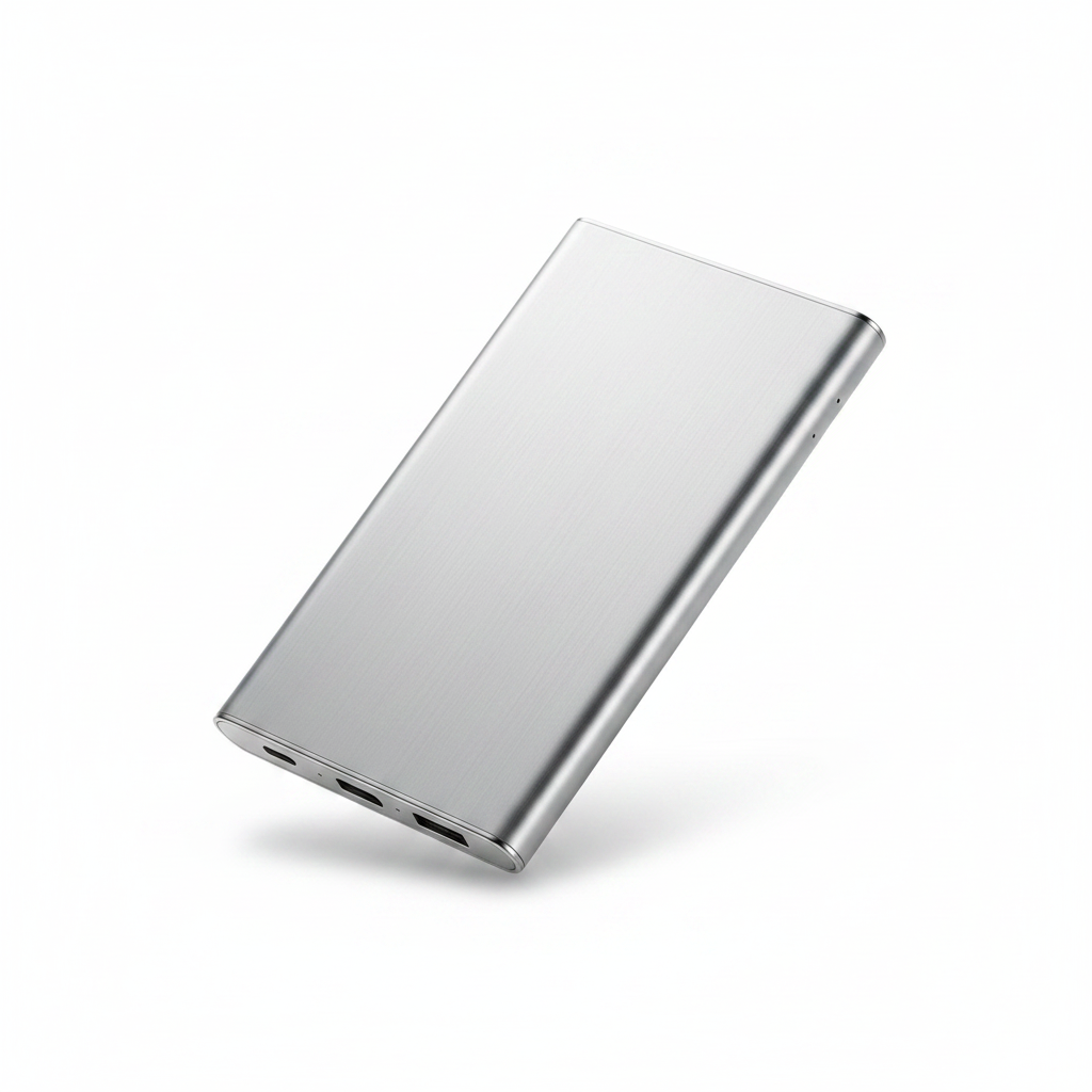 Batterie Externe Ultra-Fine 4500mAh — Argent