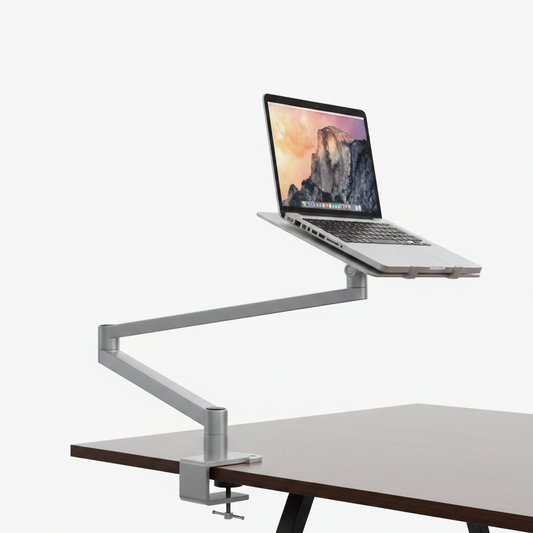 Bras Articulé Double — fixation bureau