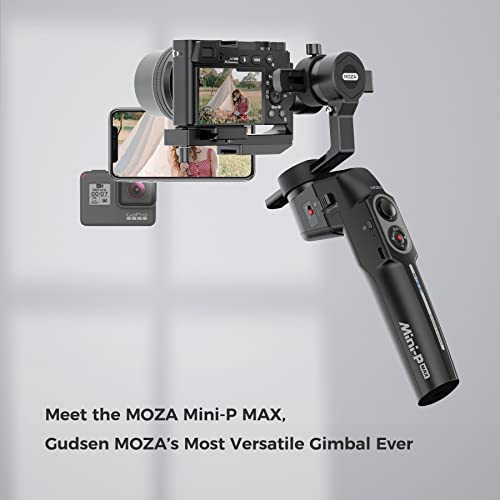 MOZA Mini-P Gimbal 3 Axes Pliable – Smartphone, Caméra & Action Cam, 16h Autonomie