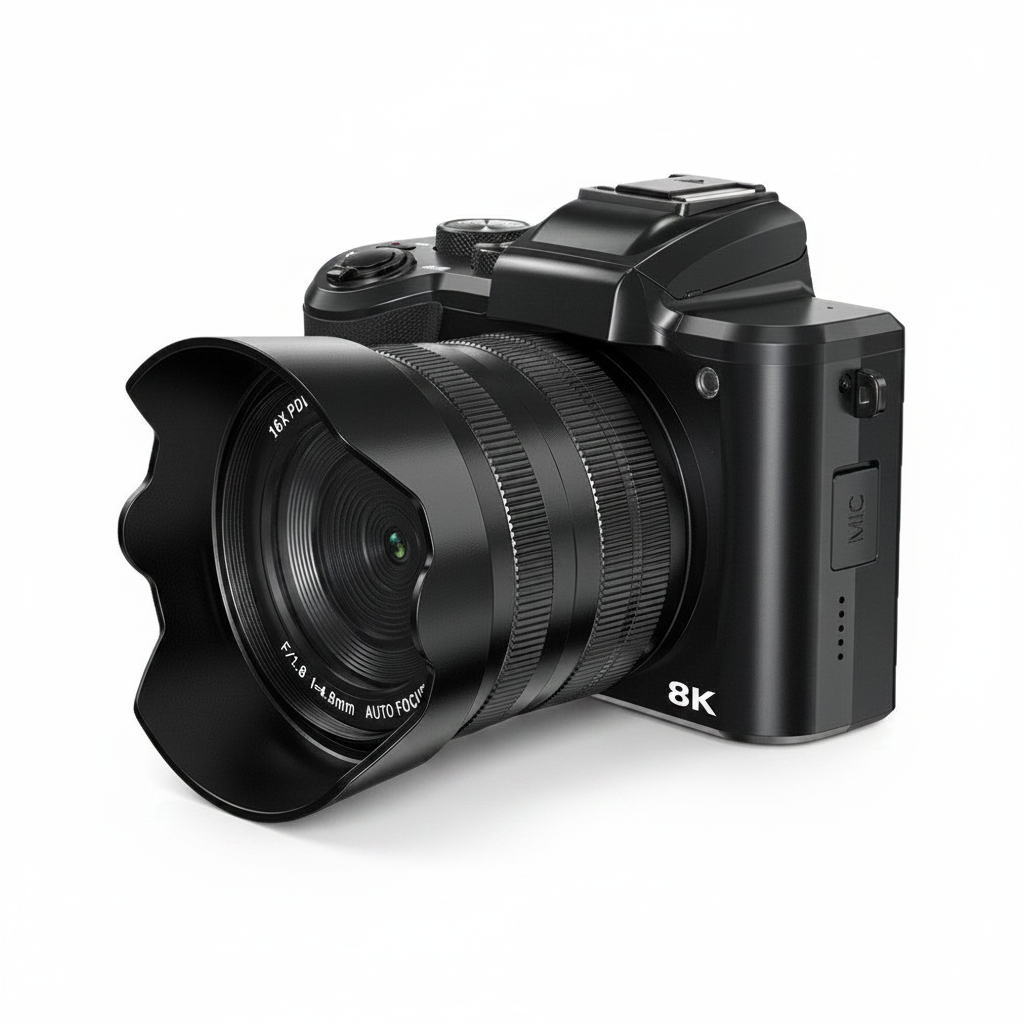Caméra Autofocus 8K — Hero Shot Premium