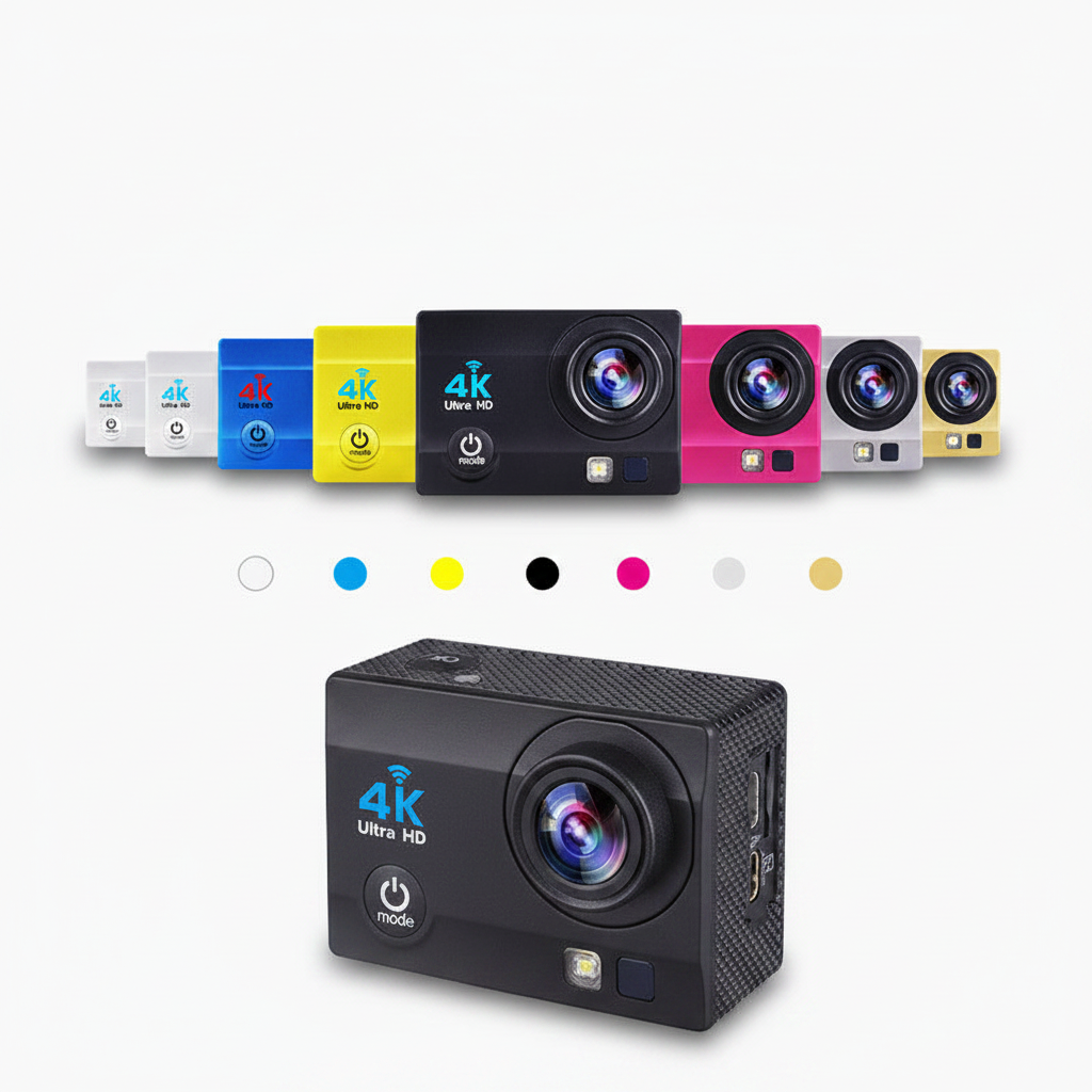 Caméra d'Action 4K — Hero Shot 7 coloris