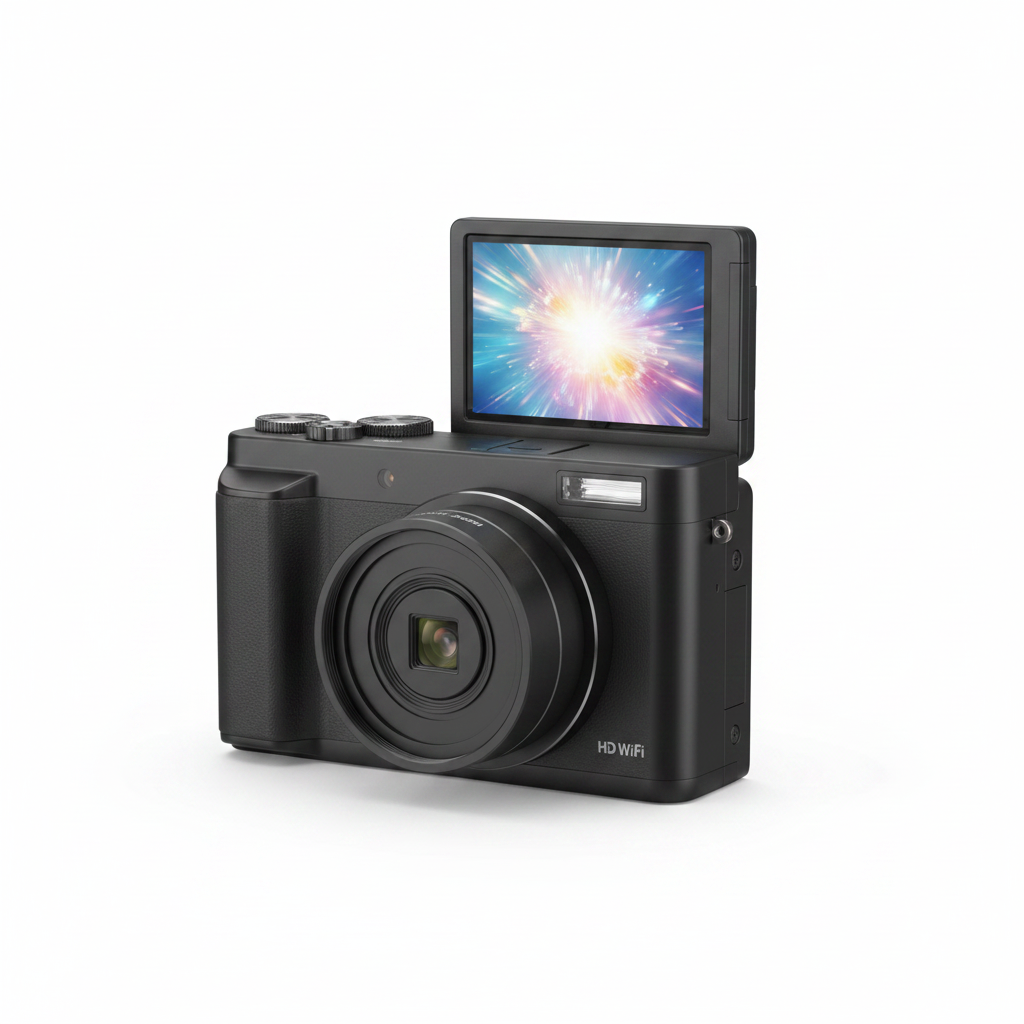 Caméra HD WiFi Écran Flip — Hero Shot