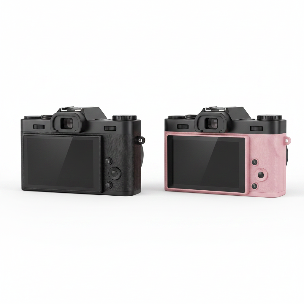 Caméra Mirrorless Rétro — Hero Shot