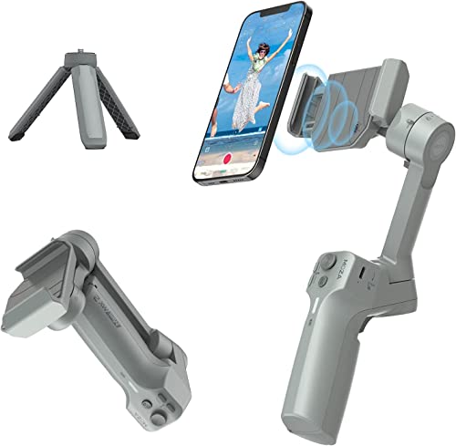 MOZA Mini MX2 Gimbal Smartphone – Suivi Rapide, Contrôle par Gestes & Design Pliable