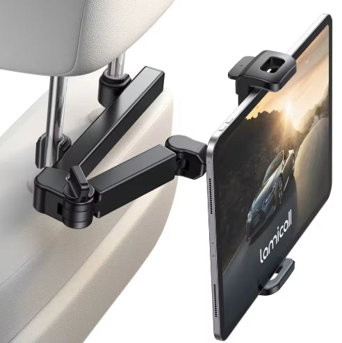 Support Smartphone & Tablette Bras Télescopique Rotatif – Angle Réglable, 4.7"-11"
