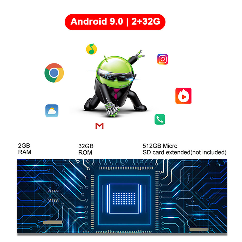 Dashcam Rétroviseur 4G 12" – 360° Panoramique, GPS, Android 9.0, Double Objectif 12MP