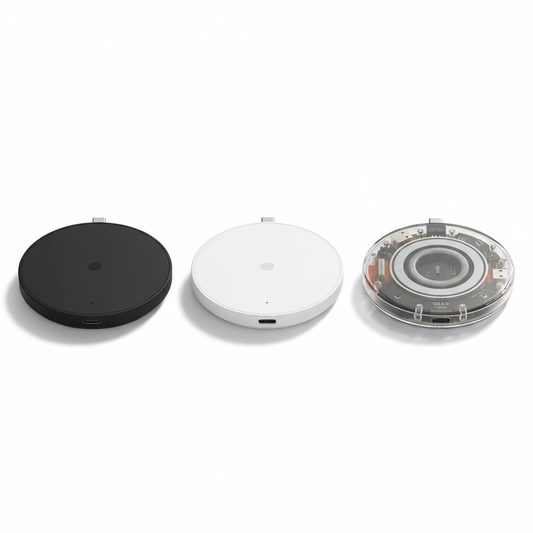 Chargeur Sans Fil Baseus 15W — Noir, Blanc & Transparent