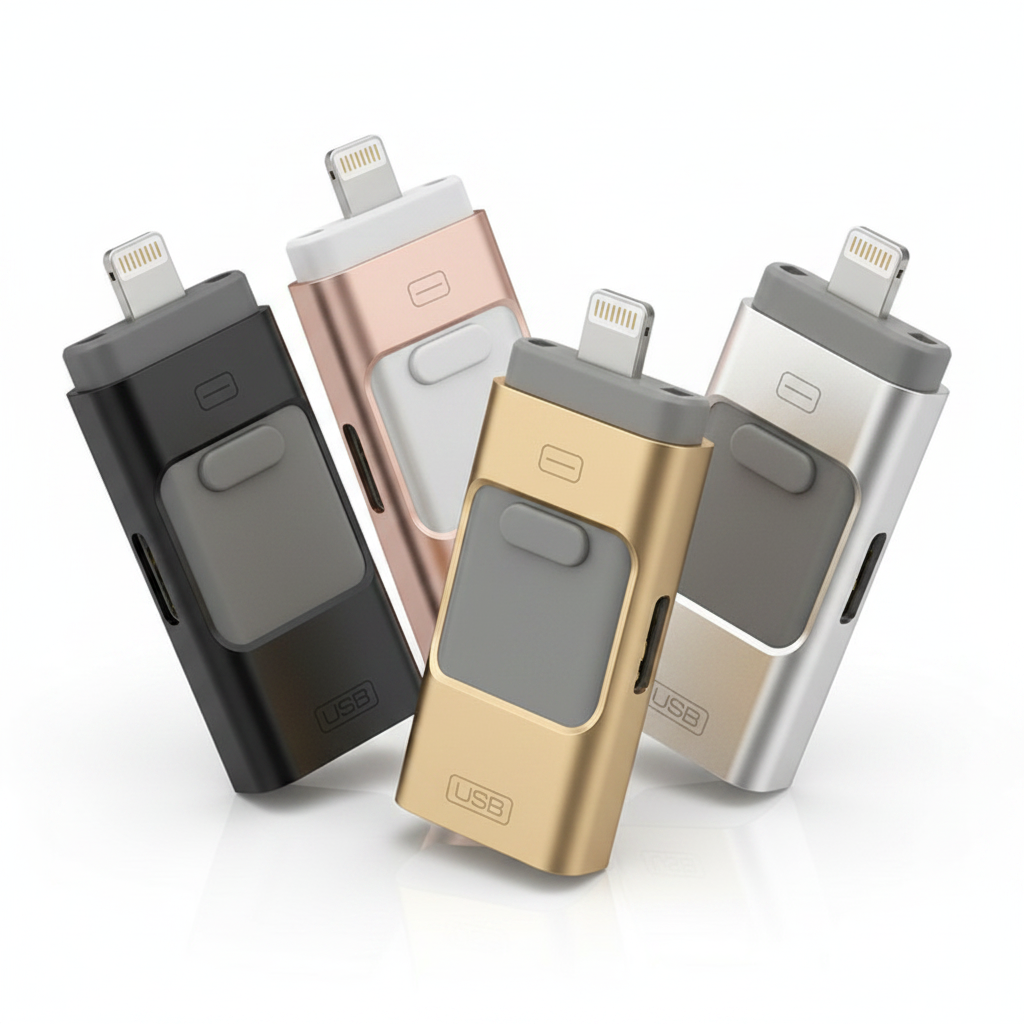 Clé USB OTG 3-en-1 nexzo