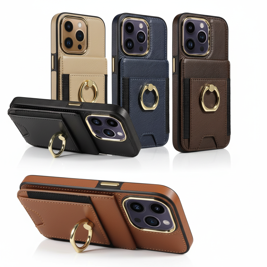 Coque iPhone Cuir Business — Hero Shot v2