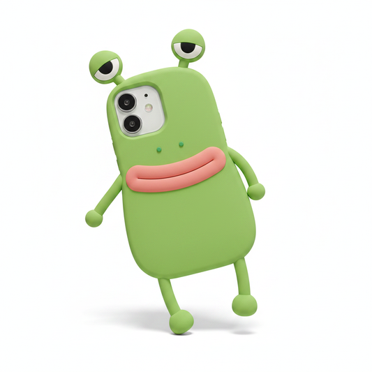 Coque iPhone Grenouille Kawaii 3D – Hero Shot