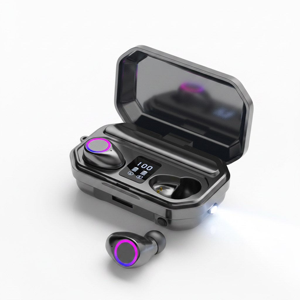 Écouteurs Bluetooth LED Breathing Hero Shot