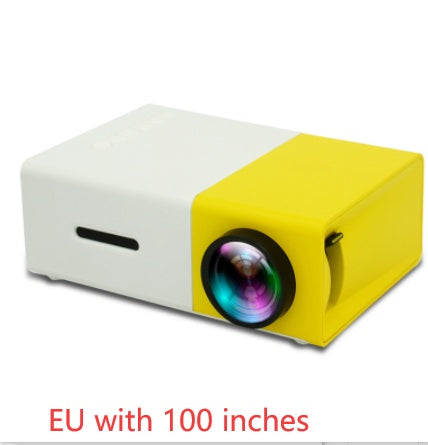 Mini Projecteur Portable YG300 – LED HD 1080P, HDMI, USB, Cinéma Maison