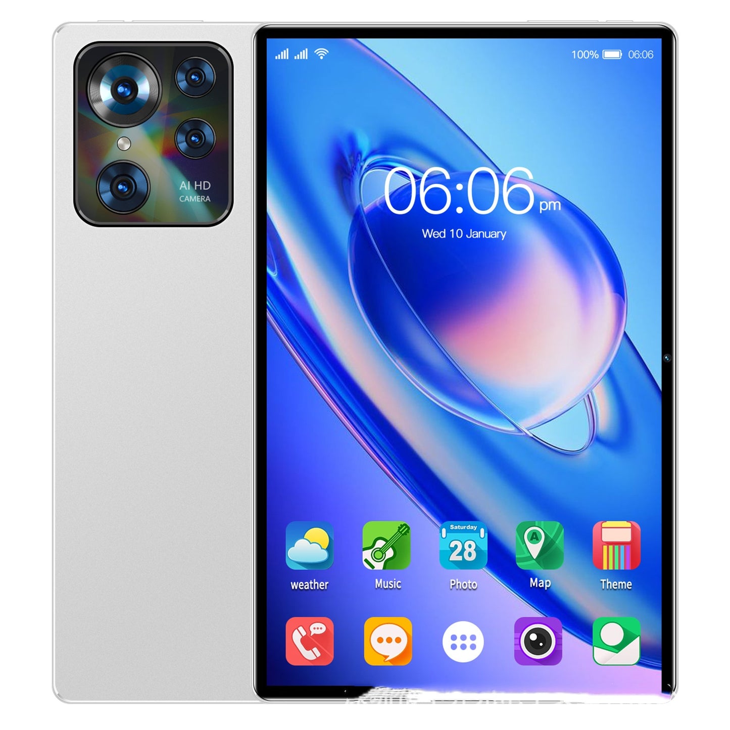Tablette PC 10 pouces – Android Google Edition, Appels 4G, Batterie 9h