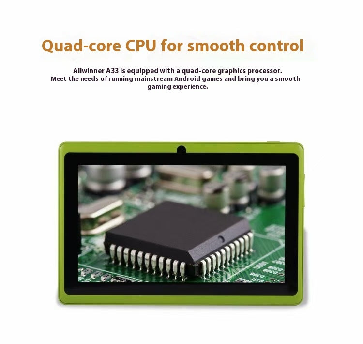 Tablette 7 pouces WiFi & Bluetooth – Écran IPS, GPS, Multi-couleurs