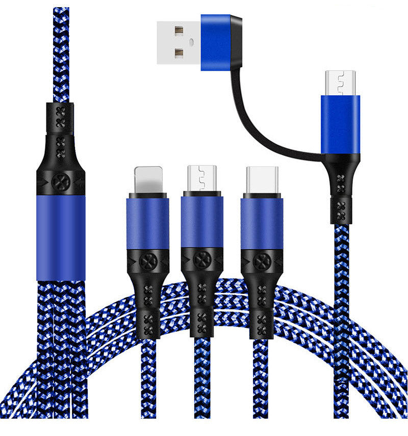Câble 5-en-1 USB-C Charge Rapide 3A – Tressé | 1,2m